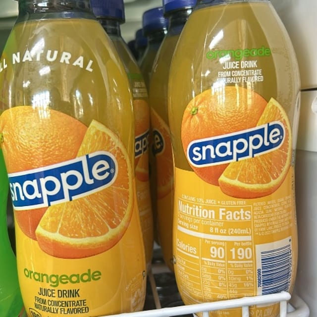 SNAPPLE  ORANGE.