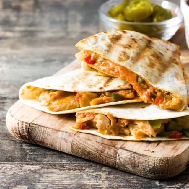 Grilled Chicken Quesadilla.