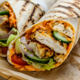 Grilled Chicken Caesar Wrap