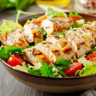 Garden Salad with Grilled Chicken