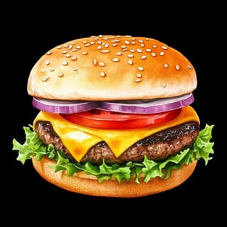 Bacon Cheese Hamburger
